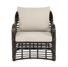 Кресло плетеное для уличных кафе и ресторанов